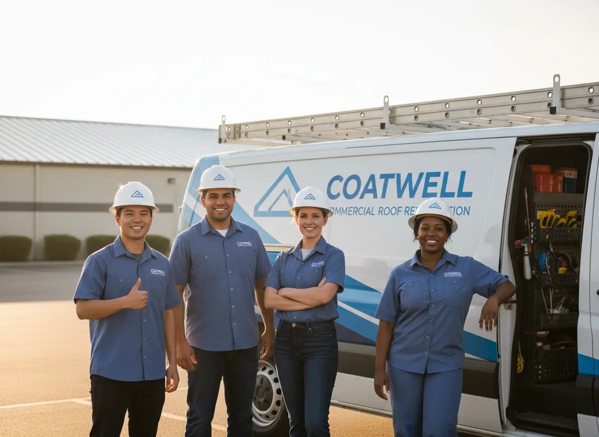 Commercial roof coating company in Wayland, IA